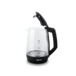Geepas 1.8L Electric Kettle With Glass Body & Boil Dry Protection - Silver - Image 2