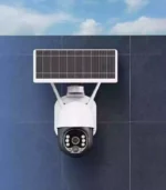 Green Power 4G PTZ Solar Smart Security Camera - White - Image 2