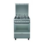 Ariston A6TMH2AF (X) EX - SS,60 x 60 4 GAS, ELECTRIC OVEN / GRILL + FAN, AUTO IGN & AUTO SAFETY - Silver - Image 3