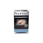 Sano 55X55 3 GAS 1 Electric Cooker With Rotisserie - Silver