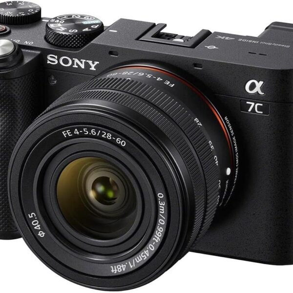 Sony Alpha 7C II Mirrorless Camera with 28-60mm Lens, F4-5.6, ILCE7CM2LBQAF1