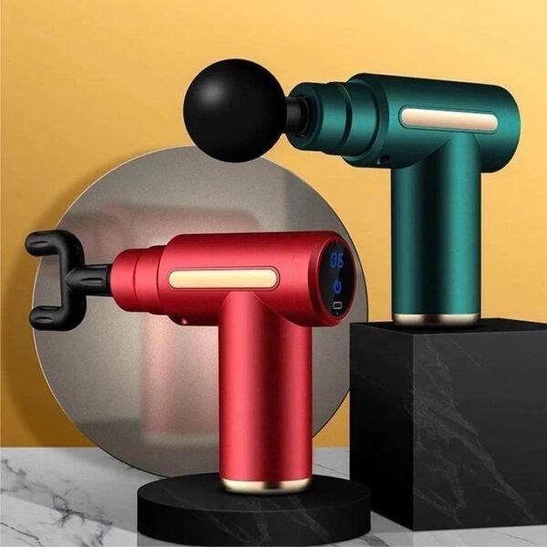 LED muscle massage gun rechargeable