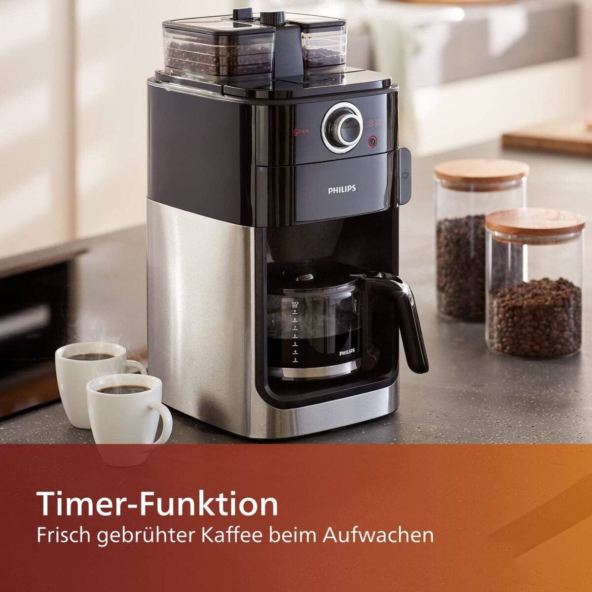 Philips Grind and Brew Filter Coffee Maker - Image 3