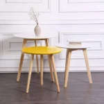 Executive set of 3 round table stools