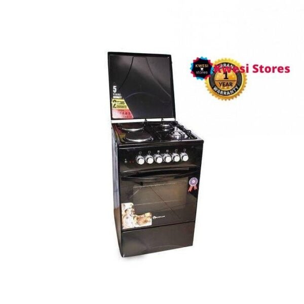 Blueflame Gl Two Gas, Two Electric Upright Oven 50x50cm C5022E-B, Black