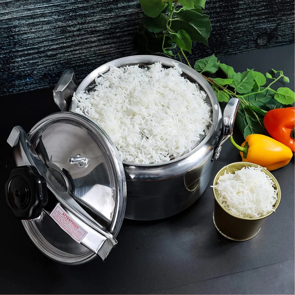 Electro Master 7 – Litres Aluminium Pressure Cooker KM-PC2007 - Image 2