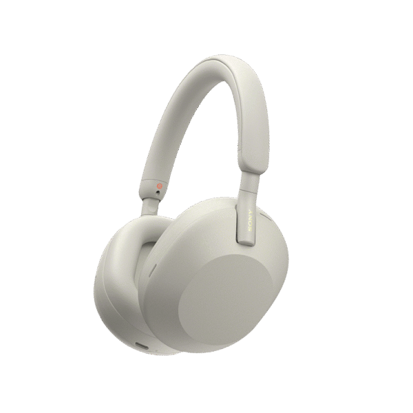 Sony WH-1000XM5 Wireless Industry Leading Noise Canceling Headphones | Silver