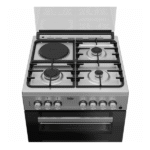 Beko Cooker 3 Gas + 1 Electric, double oven – FDF63110DXSL Semi inox - Image 2