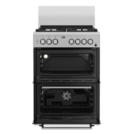 Beko Cooker 3 Gas + 1 Electric, double oven – FDF63110DXSL Semi inox - Image 4