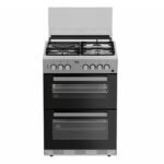 Beko Cooker 3 Gas + 1 Electric, double oven – FDF63110DXSL Semi inox