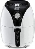 Black+Decker 3.5L 1500W Manual AerOfry Air Fryer with Rapid Air Convection Technology, Black/White - AF220-B5 - Image 2