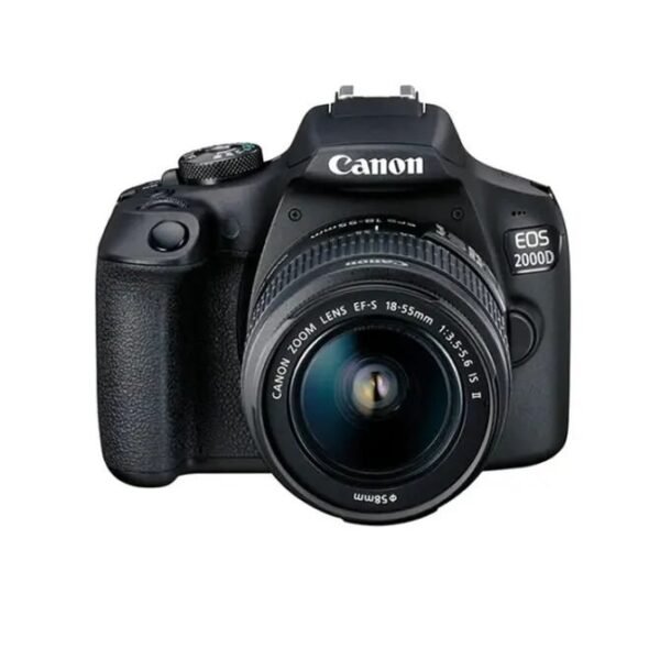 Canon DSLR Camera Bundle EOS 2000D 24MP-Black
