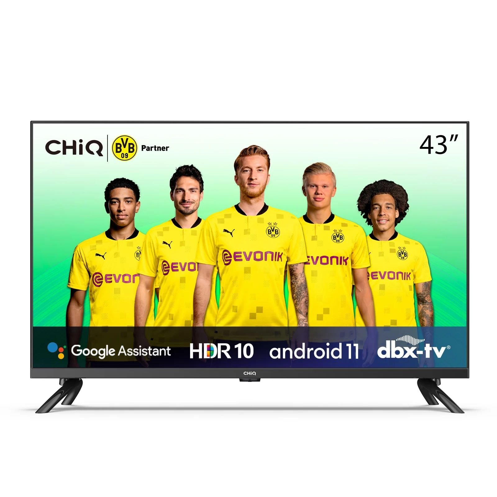 chiq-438901939506977737789.jpg CHiQ 43-inch Full HD Android Smart TV; Built-in Wi-Fi, HDR, Bluetooth, Built-in Chromecast, Dolby Atmos - Image 1