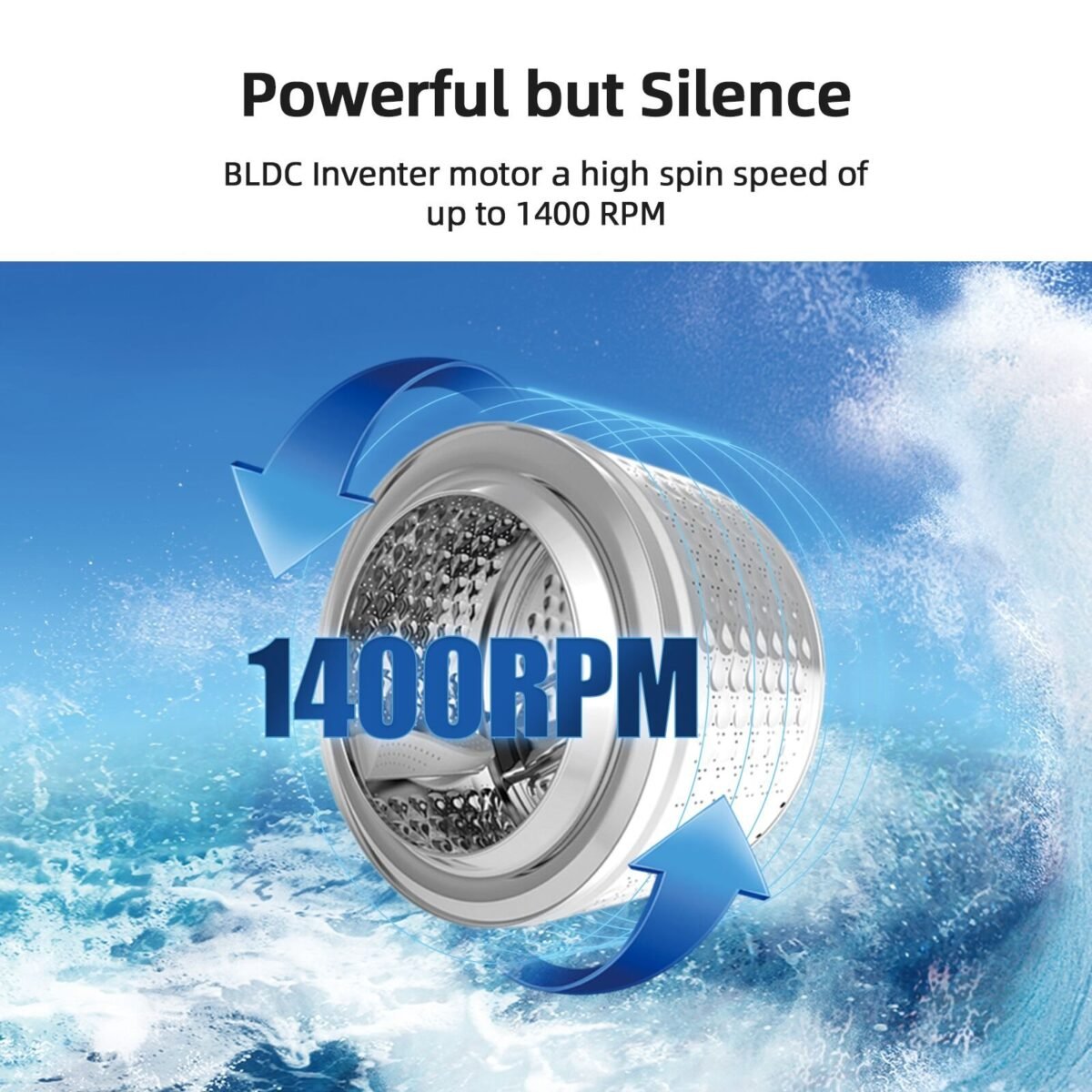 CHiQ 8kg Front Load Washing Machine - Image 2