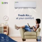 SPJ 9000 BTU Wall Split Air Conditioner R410a - White - Image 4