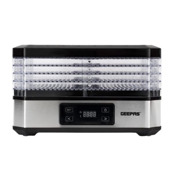 Geepas 5 layers 500w digital food dehydrator GFD63013N
