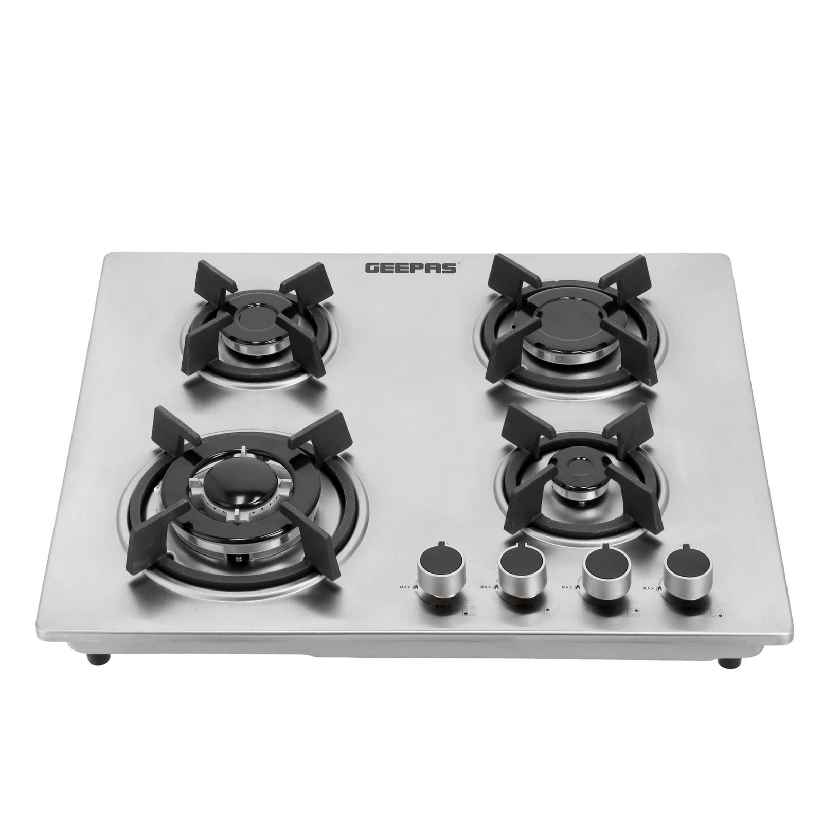 ggc31026_1_1-scaled5853135609179868180.jpg Geepas GGC31026 Sleek 2-in-1 Stainless Steel Built-in Gas Hob with Sabaf Burners & Auto-Ignition - Image 1