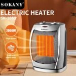 SOKANY Indoor High-power 2000w Neck electric room Heater And Power Bank Overheating Protection Electric Space Fan Heaters For Indoor Use - Image 4