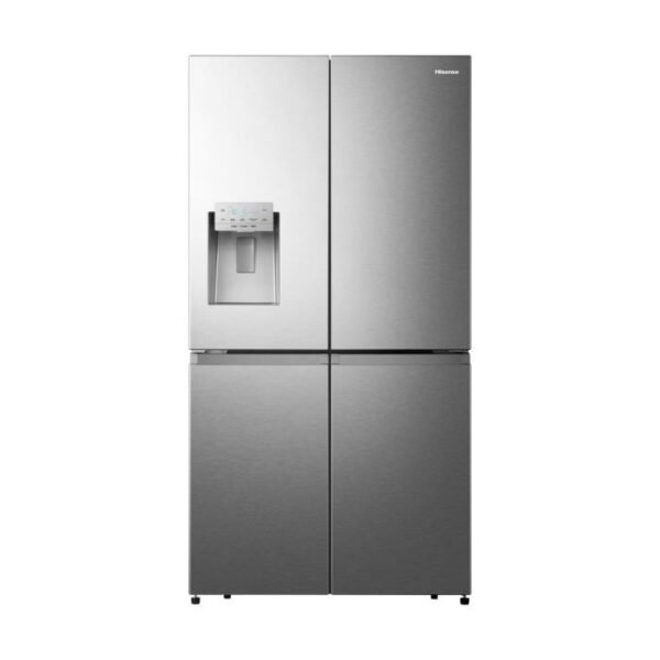 Hisense 720 Liters Side-by-Side Refrigerator with Water Dispenser and Ice Maker, RC-72WS4SA