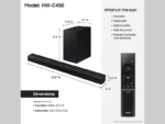 Samsung C-series 2.1ch. DTS Virtual:X Soundbar / HW-C450 (2023) - Image 3