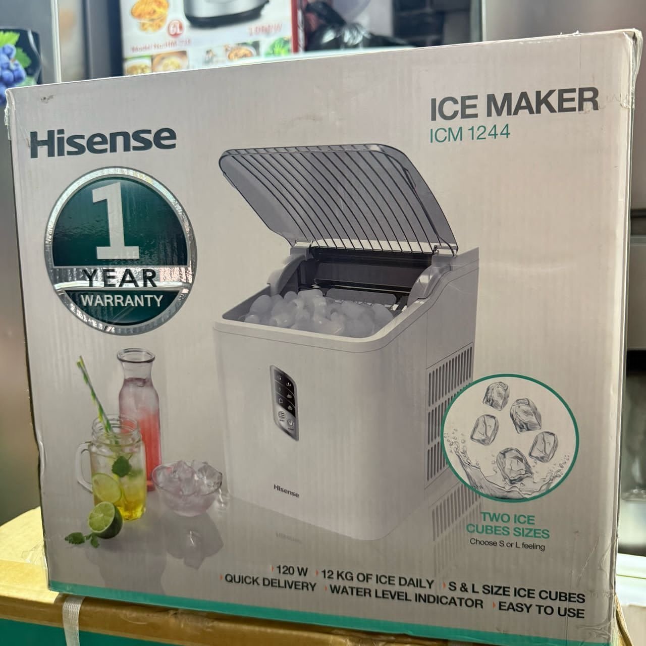 img-20250305-wa002952947971140949358.jpg Hisense 12Kg Ice Cube Maker HIS ICM1244 - Image 1