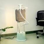 Krypton Garment Steamer With Adjustable Poles, Overheat Protection, White, KNGS6224