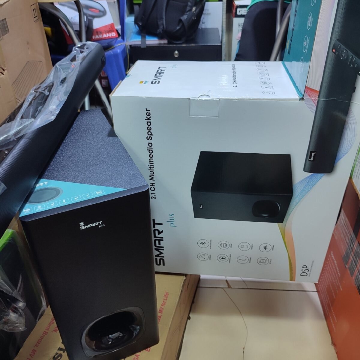 Smart Plus 2.1 inch Sound Bar MP-4600 - Black - Image 5