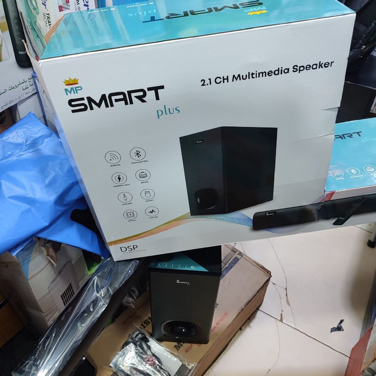 Smart Plus 2.1 inch Sound Bar MP-4600 - Black - Image 3