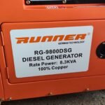 Runner-9800DSG silent diesel generator 8.3kva copper - Image 3