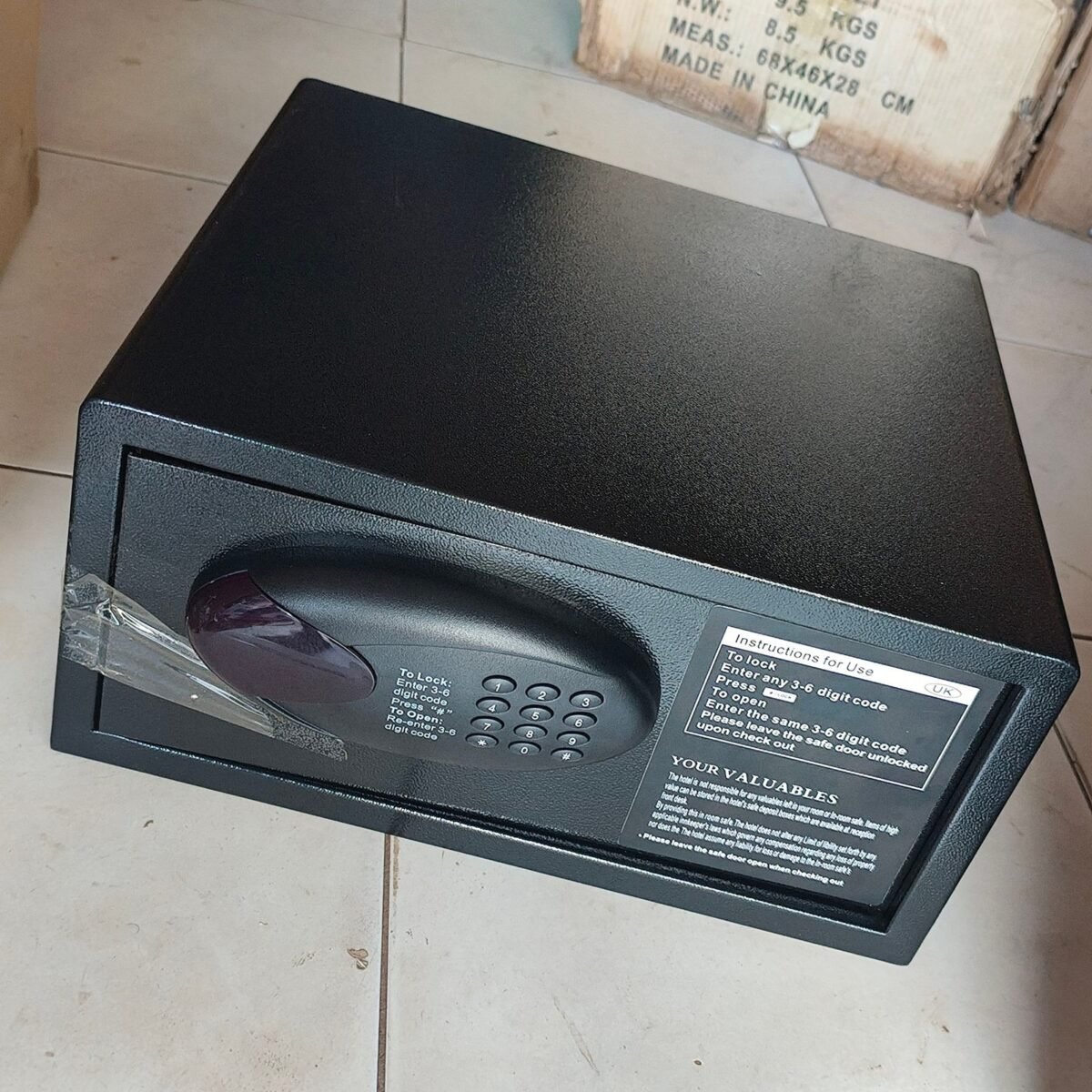 T230 10Kg Digital Anti-Theft Safe Box – Dual Password, Fireproof, with Emergency Key - Image 3