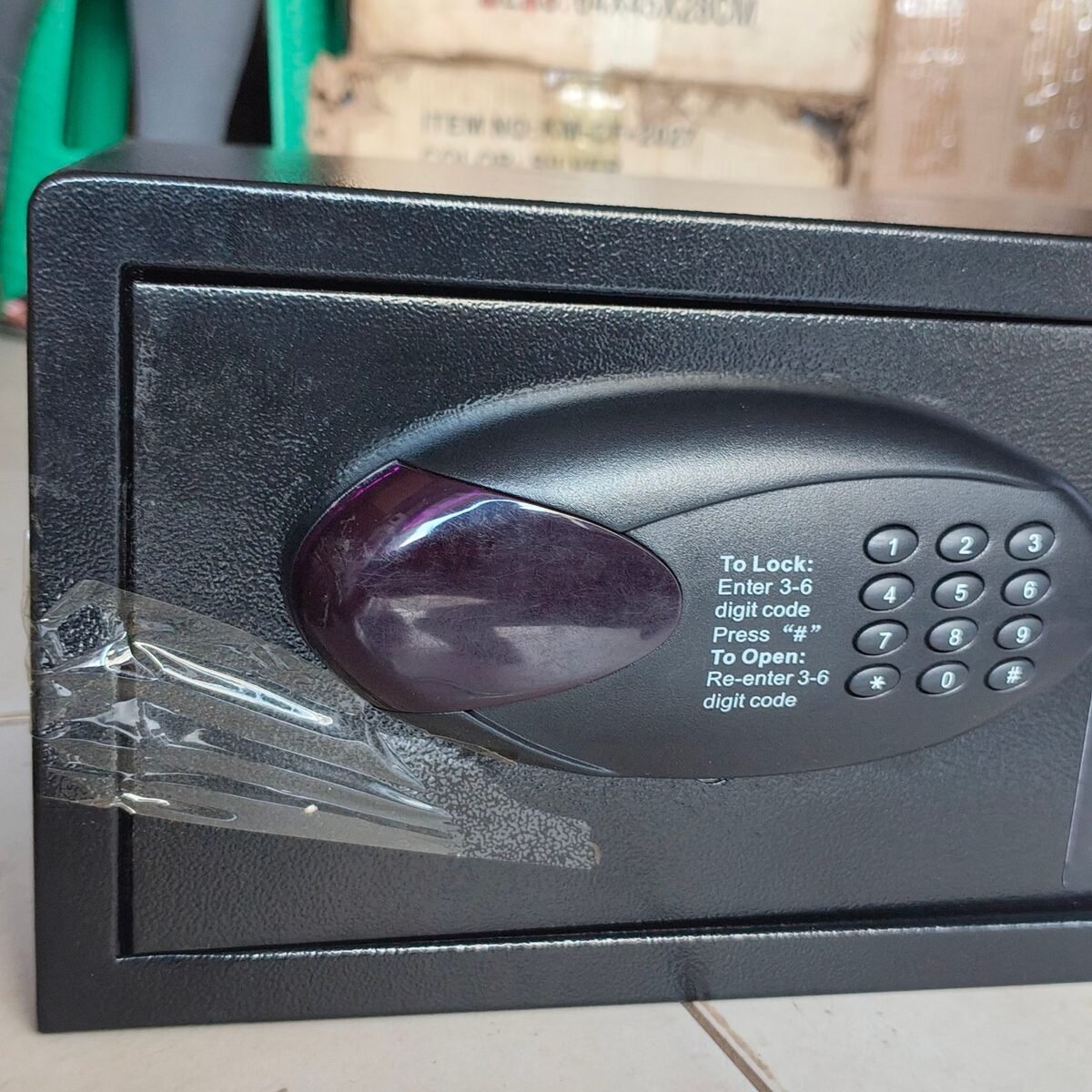 T230 10Kg Digital Anti-Theft Safe Box – Dual Password, Fireproof, with Emergency Key - Image 2