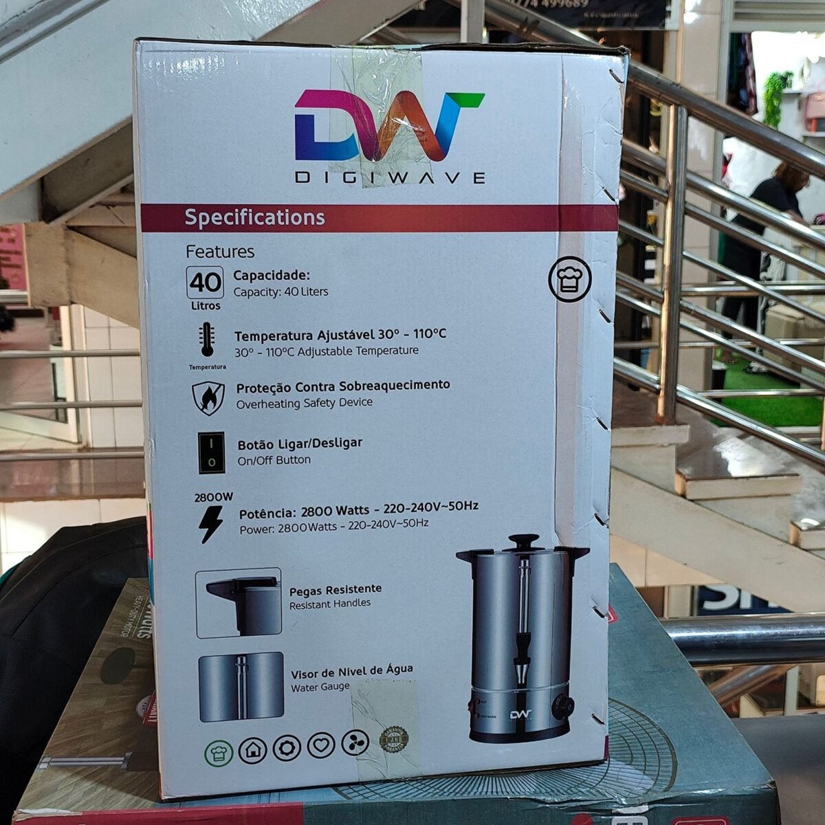 Digiwave 40l 2800w water boiler DW-WB1398 - Image 3