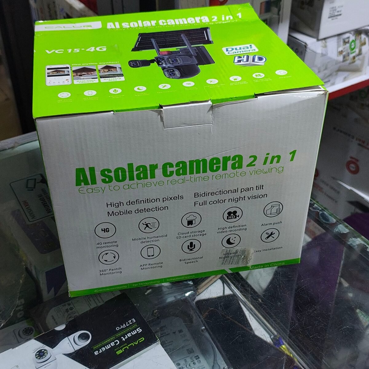 CALUS solar camera 2 in 1 Easy to achieve real-time remote viewing VC15-4G - Image 4