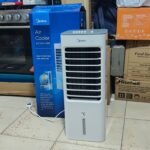 Midea AC100-18B Multifunction Eco Air Cooler – 50W, 4.8L Water Tank, Wide-Angle Airflow, Portable with Caster Wheels - Image 2
