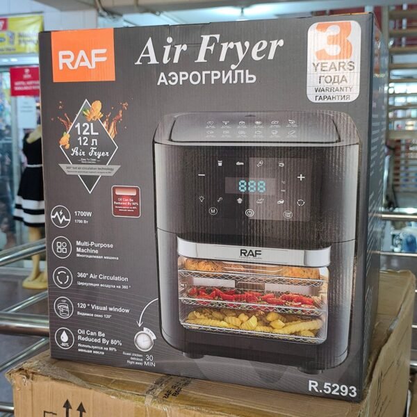 RAF 12L Digital Air Fryer R.5293, 1700W, Multi-Purpose Electric Oil-Free Deep Fryer