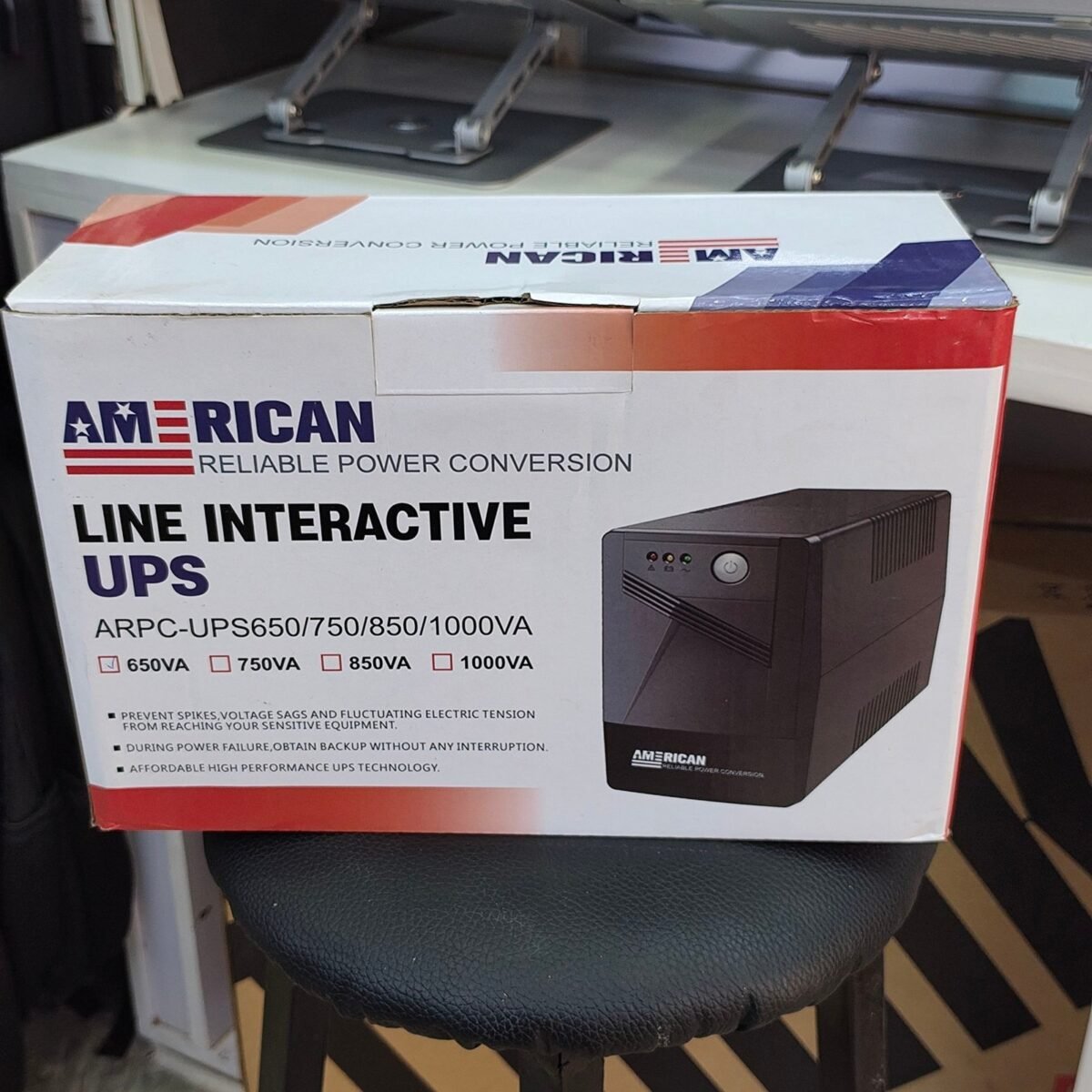 American Reliable Power Conversion 650A UPS – 650VA Backup Power Supply for Home & Office - Image 3