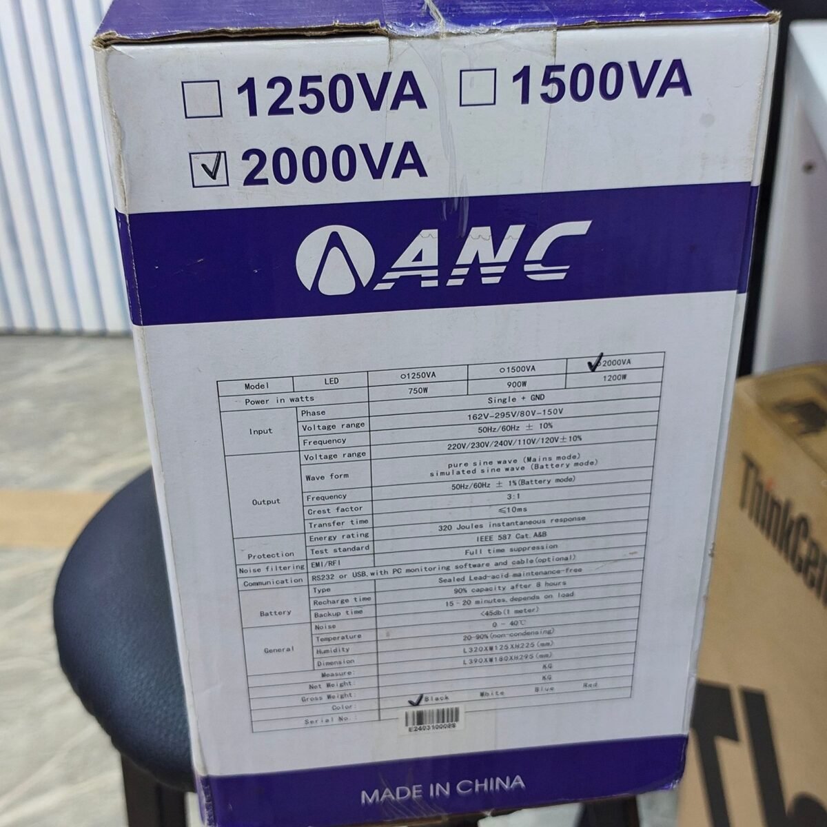 ANC Smart UPS 2000VA – Heavy-Duty Backup Power for Offices, Servers & Electronics - Image 2