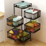 Professional 5 tier Rotating Storage Kitchen Rack organizer - Image 2
