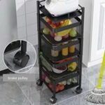 Professional 5 tier Rotating Storage Kitchen Rack organizer - Image 3