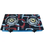 IQRA Double Burner Gas Stove IQ-GS2BG – Glass - Image 3