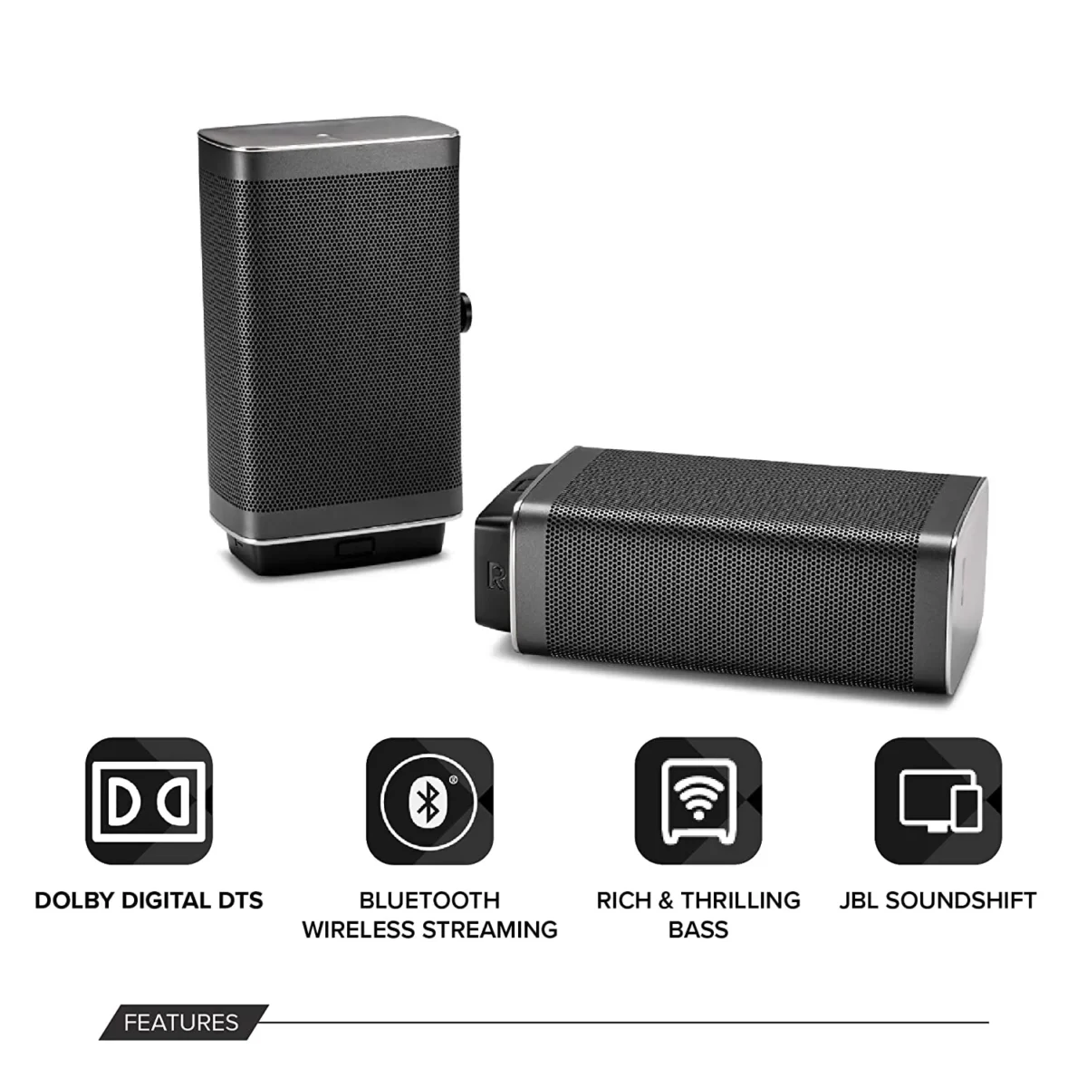 JBL 5.1 Channel Soundbar with Detachable Speakers, 510W Wireless Home Theater System, Dolby Digital, 4K Ultra HD, 10" Subwoofer, Black - Image 5