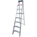 7 steps heavy duty aluminum ladder
