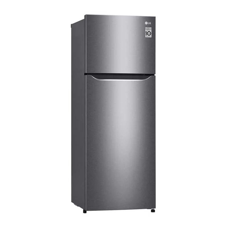 lg-fridge-260ltrs-double-do-17387925631706544932.jpg LG Refrigerator, 225 Litres, Double Door GN-C262SLBN - Silver - Image 1