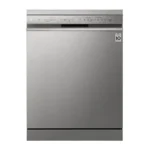 Clean Dishes in a Jiffy with LG 14 Place Setting Inverter DD QuadWash™ TrueSteam™ Dish Washer