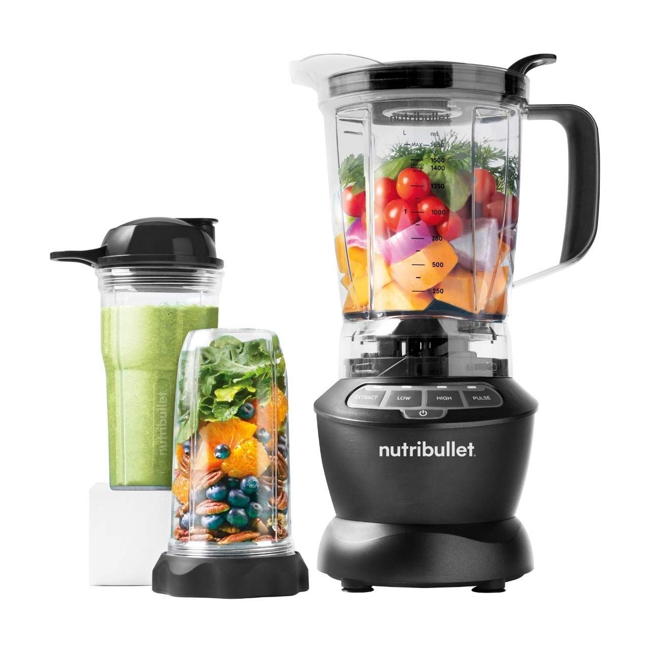 nbc-1049-nbc-10b7856777354833769757.jpg Nutribullet 1000W Blender – Mixer, Grinder & Smoothie Maker with 1.6L Pitcher & 2 Jars - Image 1