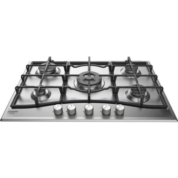 Ariston PCN 751 T/IX/HA Gas Built-in Hob, 75 cm, Stainless Steel