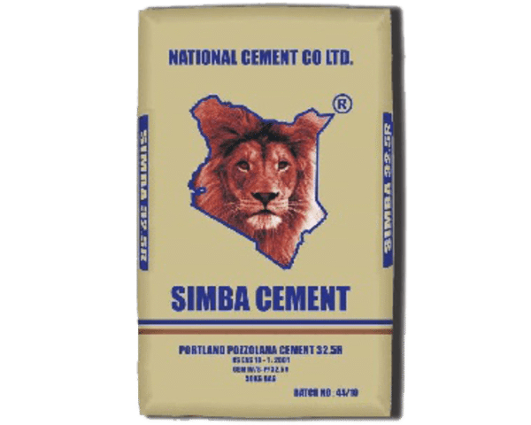 Simba Cement - High Quality Building Material for Construction Projects 600 bags