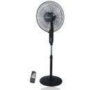 SONASHI SF-8027SR 16'' Stand Fan, Remote Control, 3 Speed, Auto Wind Flow, 5-Blade - Black