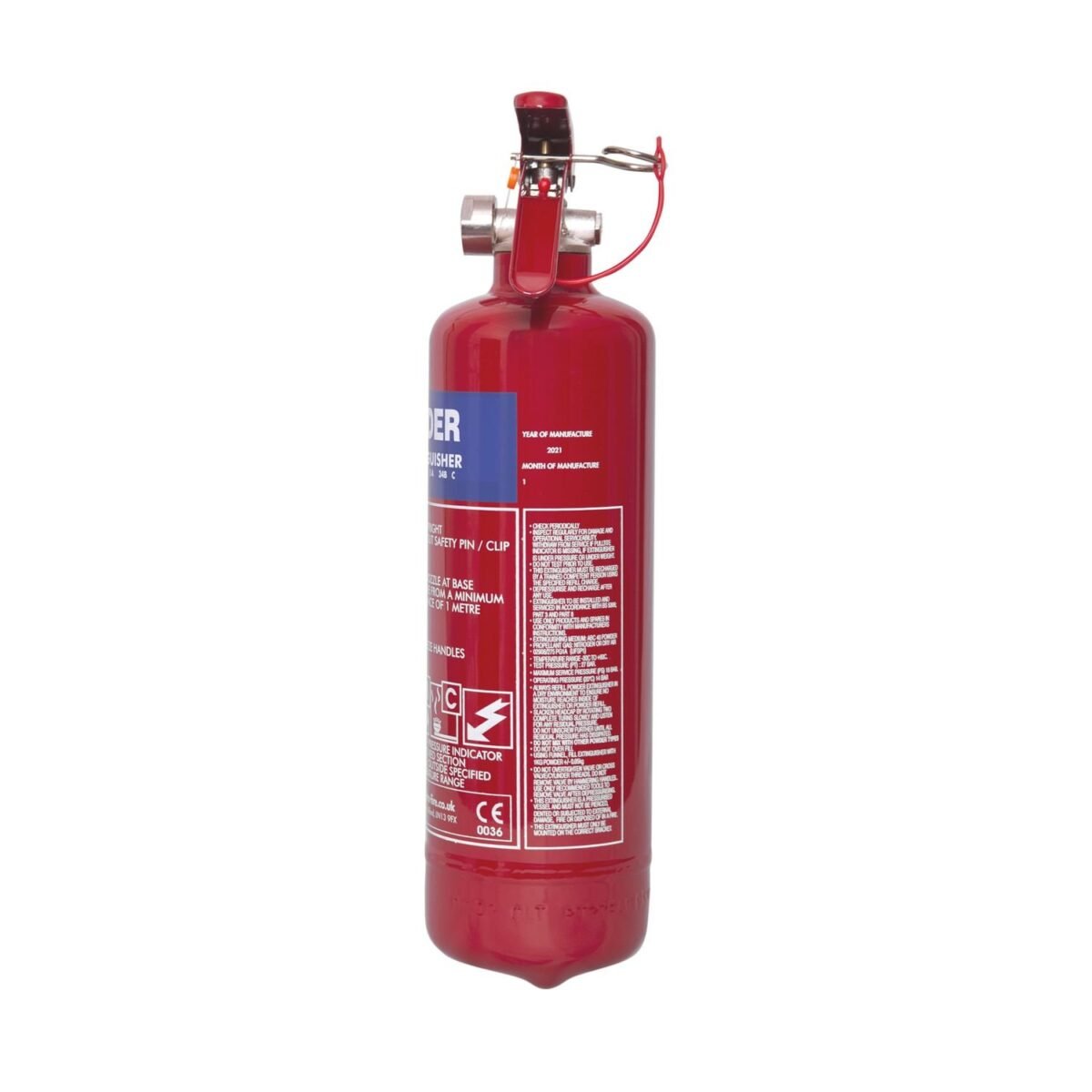 1kg Powder Fire Extinguisher - Image 2