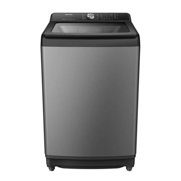 Hisense 18kg Smart Top Load Auto Washing Machine | Titanium Silver